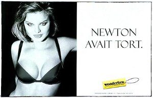 Publicité Wonderbra, années 90