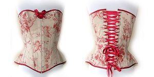 Détails d'un corset 